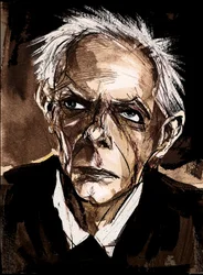 Bela Bartok by Neale Osborne, caricature